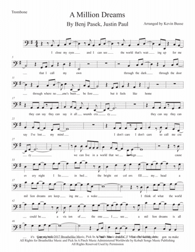 A Million Dreams (arr. Kevin Busse)