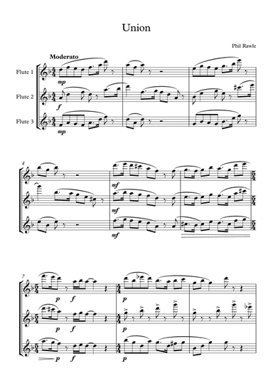 Union - Flute Trio
