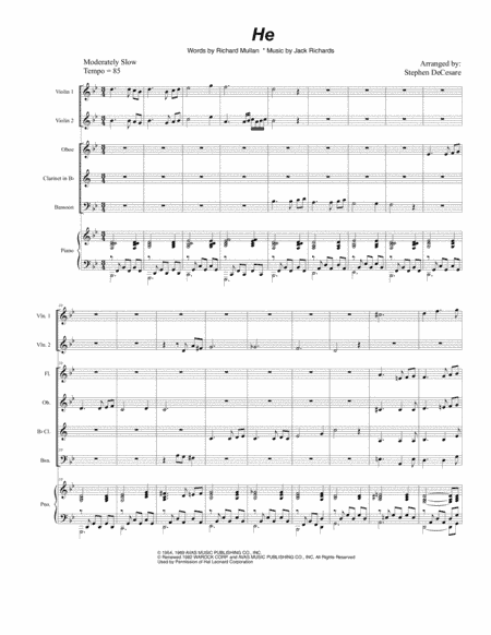 He (arr. Stephen DeCesare)