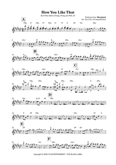 How You Like That (arr. Ed.CAL)