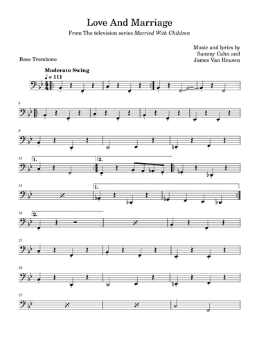 Love And Marriage (arr. David Lartey)