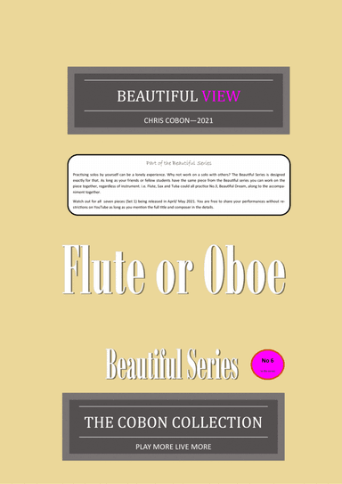 No.6 Beautiful View (Flute or Oboe)
