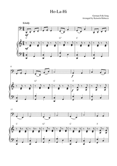 Ho-La-Hi (arr. Kaiserin Rebecca)