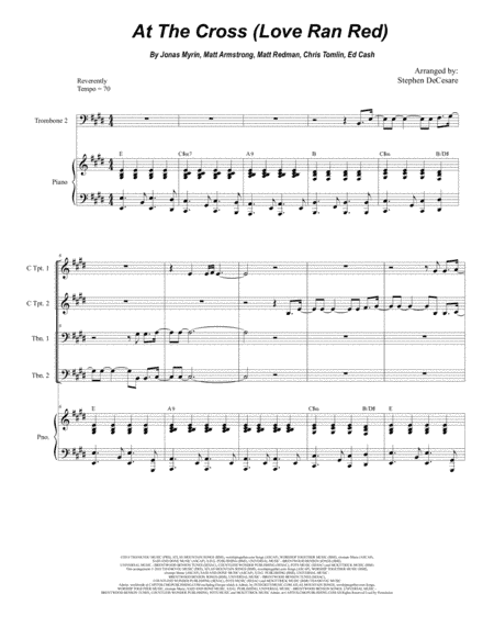 At The Cross (love Ran Red) (arr. Stephen DeCesare)