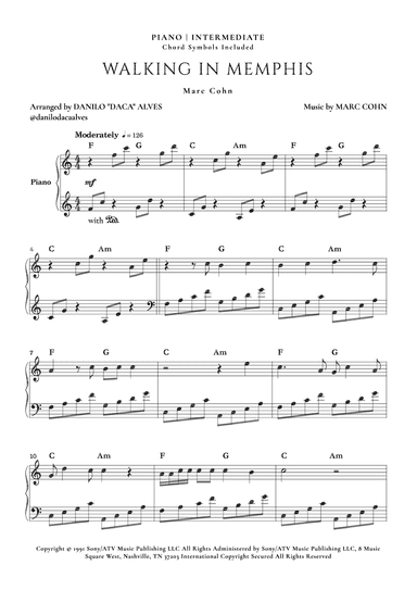 Walking In Memphis (arr. Danilo "Daca" Alves)
