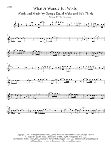 What A Wonderful World (arr. Kevin Busse)