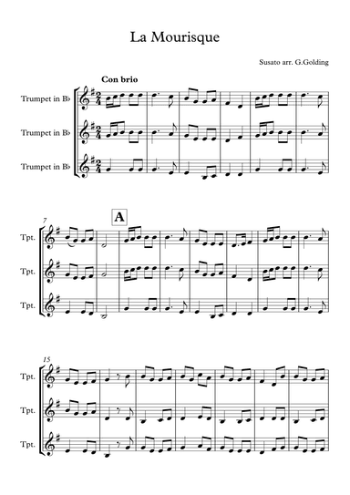 La Mourisque (arr. G.Golding)