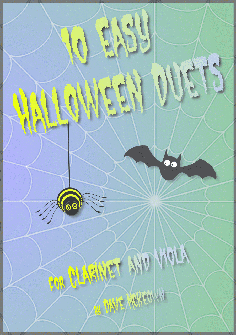 10 Easy Halloween Duets for Clarinet and Viola