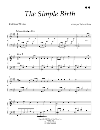 The Simple Birth (arr. Lorie Line)