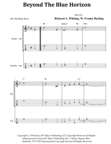 Beyond The Blue Horizon (arr. Enea Acco)