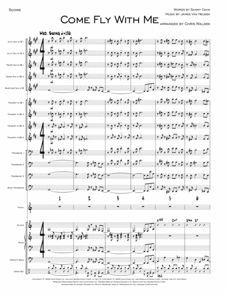 Come Fly With Me (arr. Chris Walden)