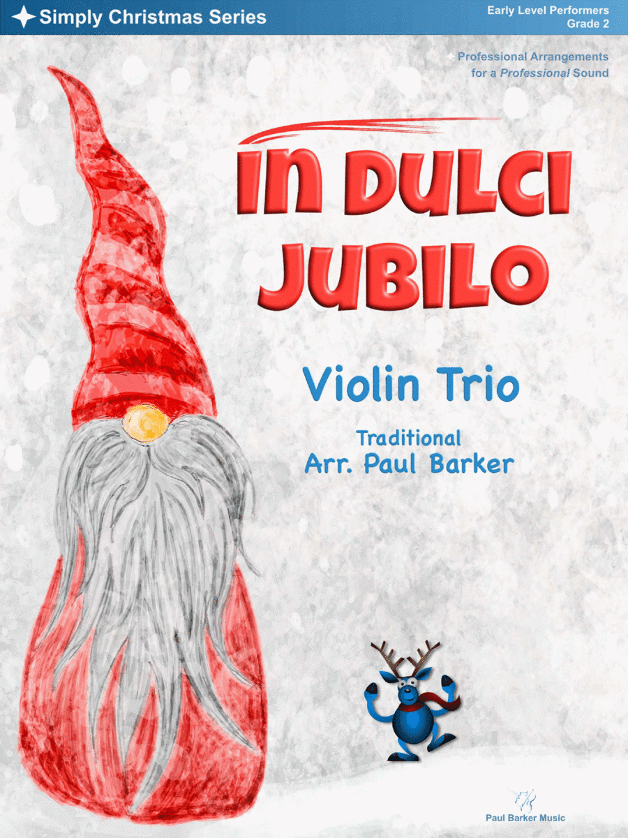 In Dulci Jubilo (Violin Trio) (arr. Paul Barker)