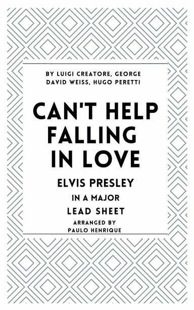 Can't Help Falling In Love (arr. Paulo Henrique)