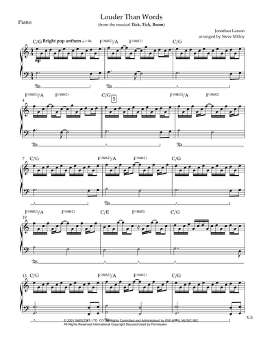 Louder Than Words (arr. Steve Milloy)