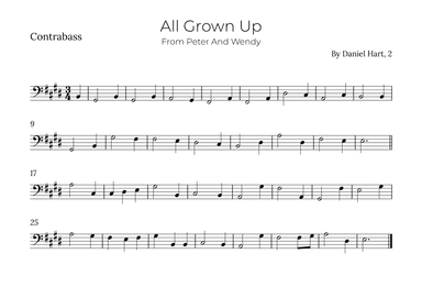 All Grown Up (arr. Alex Nunes Rodrigues)