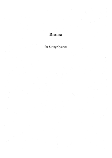 Drama, for string quartet