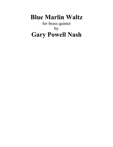 Blue Marlin Waltz