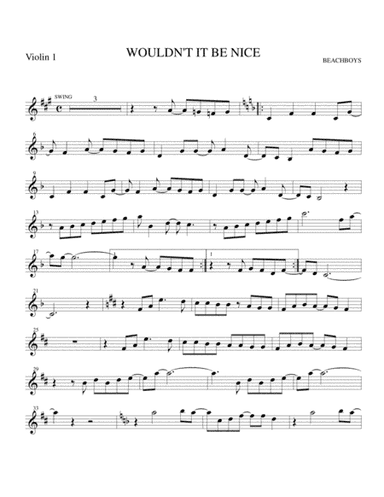 Wouldn't It Be Nice (arr. Harry Scorzo)