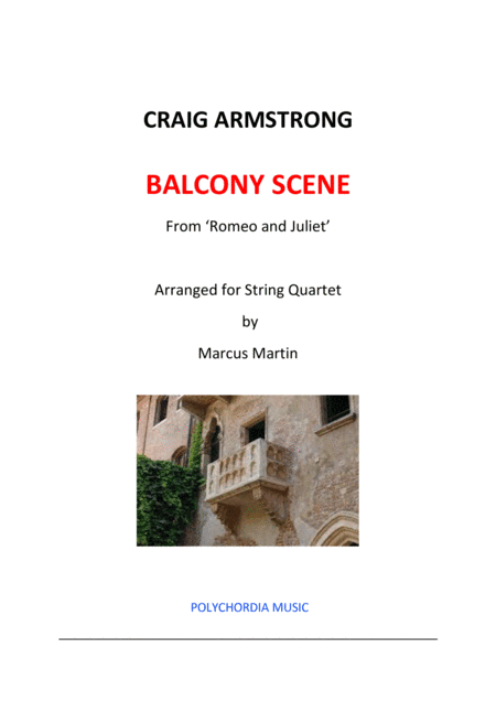 Balcony Scene (arr. Marcus Martin)
