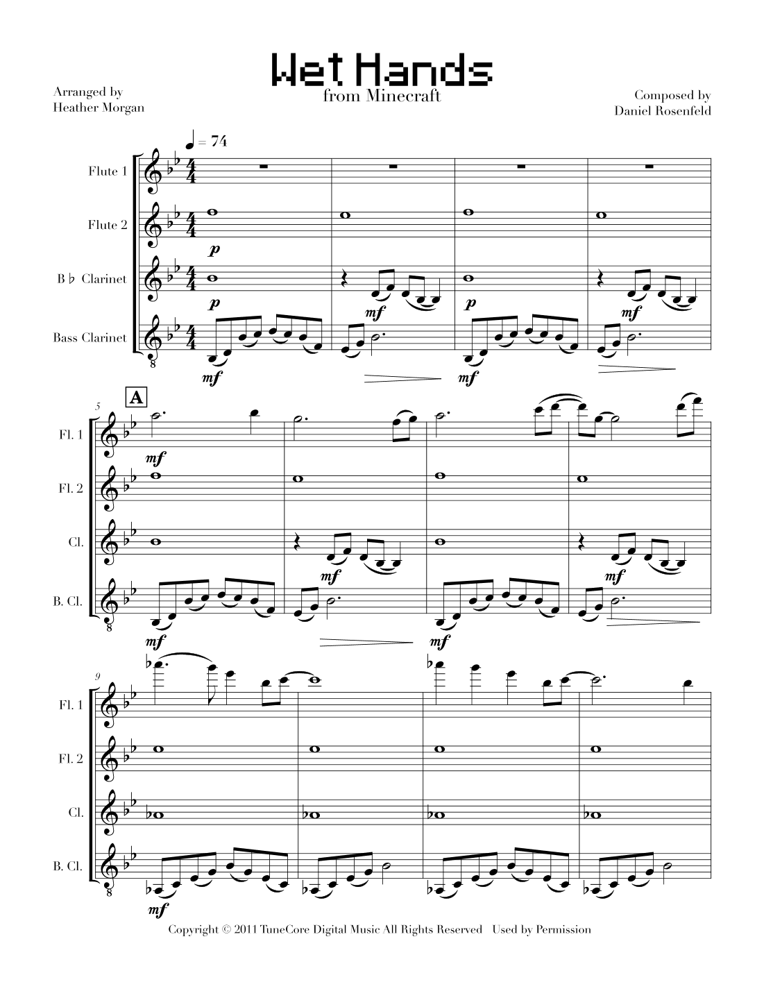 Wet Hands (arr. Heather Morgan)