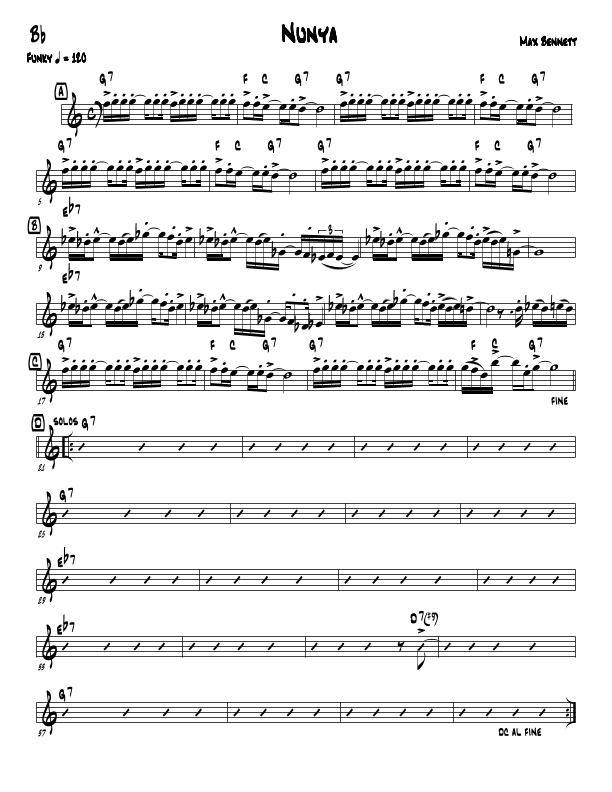 Nunya (arr. Brass Dragons)