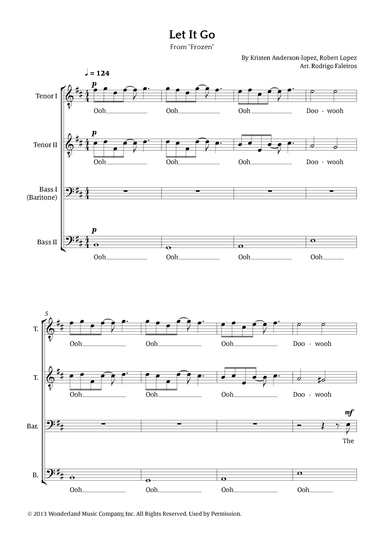 Let It Go (arr. Rodrigo Faleiros)