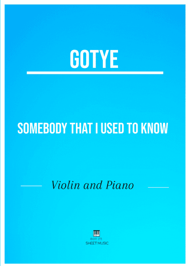 Somebody That I Used To Know (arr. André Laitano)