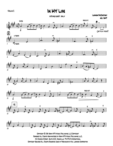 In My Life (arr. Stephen M. Taylor)