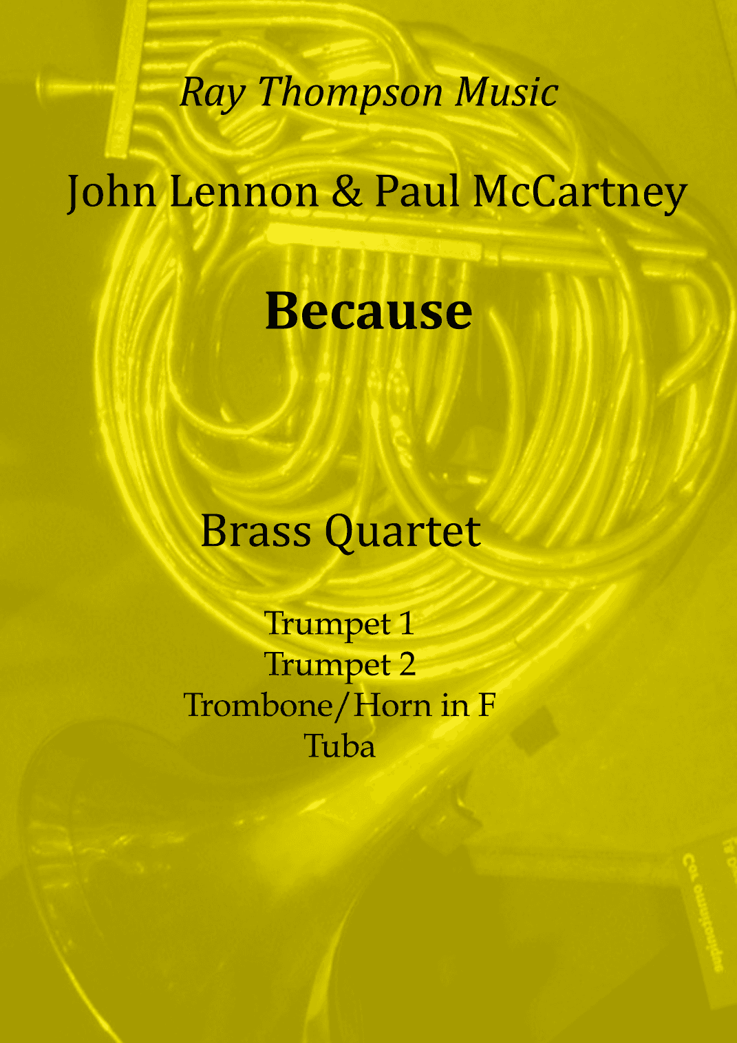 Because (arr. Ray Thompson)