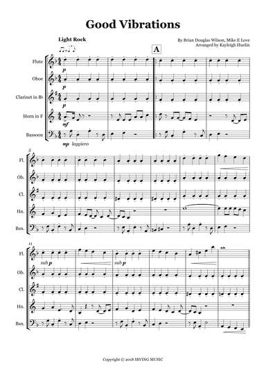 Good Vibrations (arr. Kayleigh Huelin)