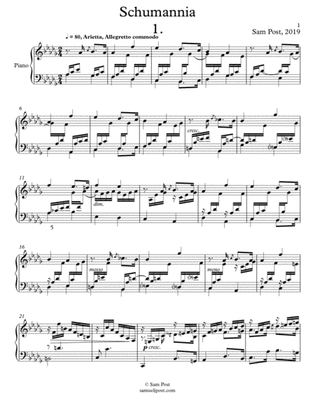 Schumannia, op. 37