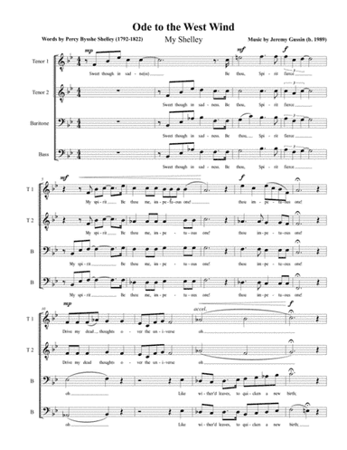 Ode to the West Wind - My Shelley