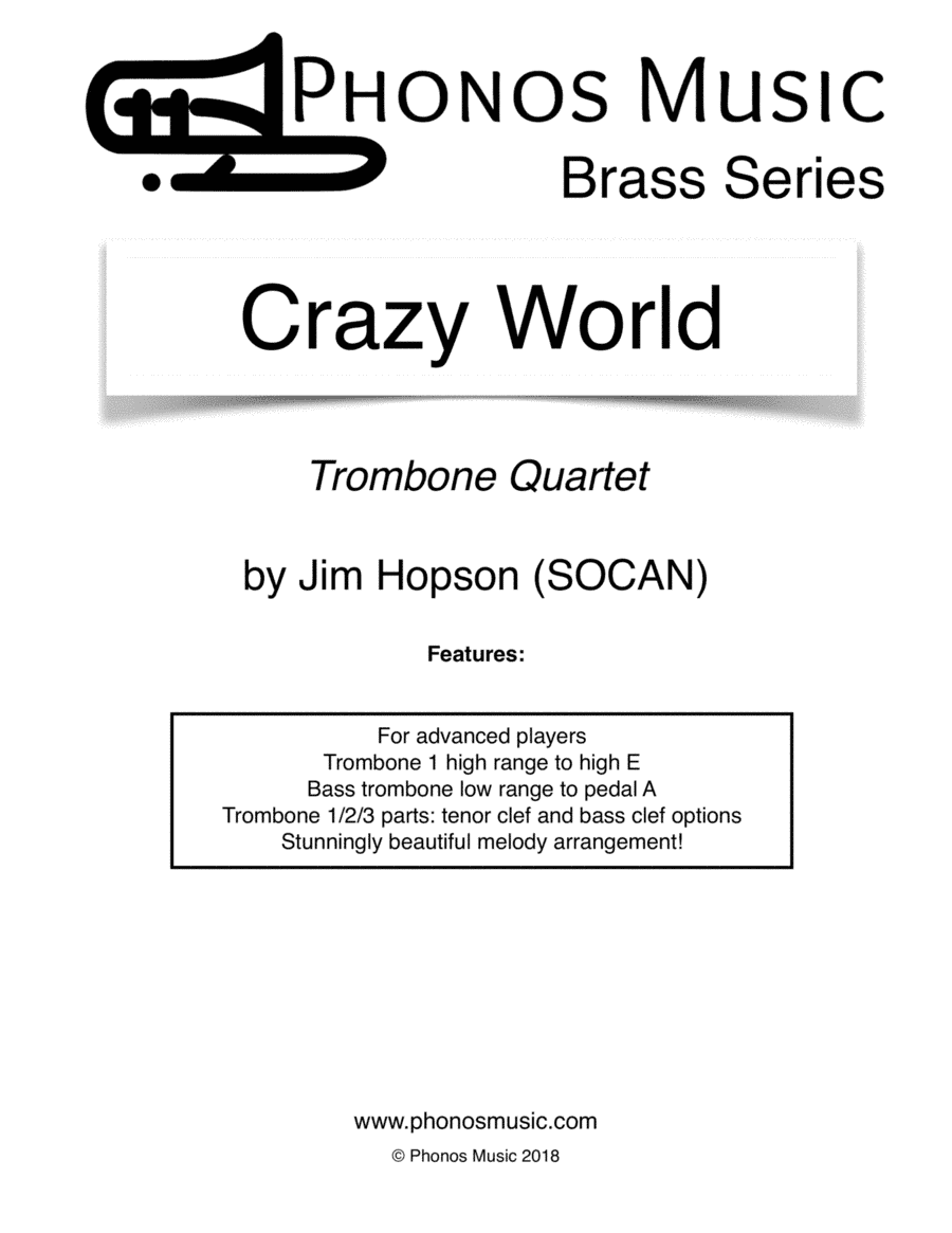 Crazy World (arr. Jim Hopson)