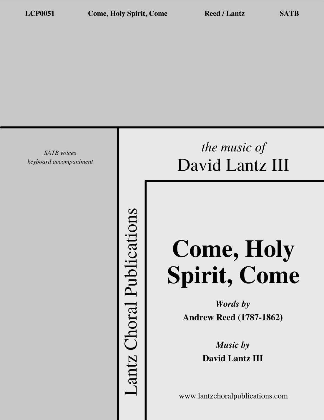 Come, Holy Spirit, Come (arr. David Lantz III)