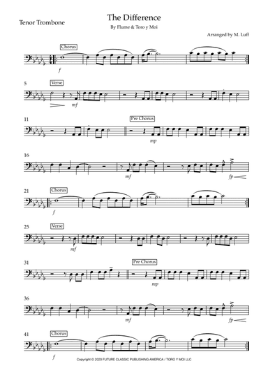 The Difference (arr. Matt Luff)