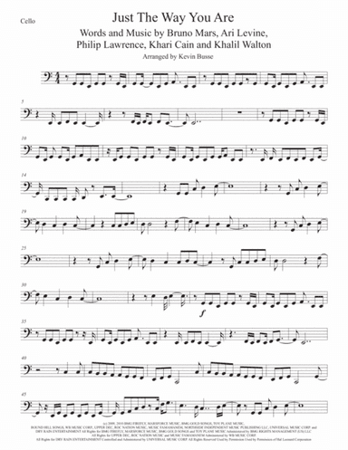 Just The Way You Are (arr. Kevin Busse)