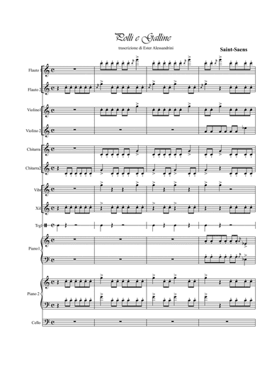 Carnival of the animals: 2- Chickens (arr. Ester Alessandrini)