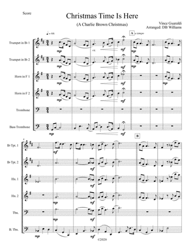 Christmas Time Is Here (arr. DB Williams)