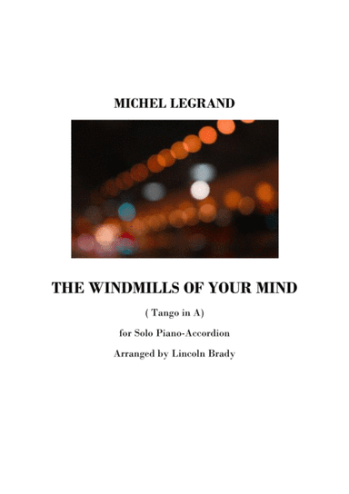 The Windmills Of Your Mind (arr. LINCOLN BRADY)