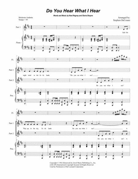 Do You Hear What I Hear (arr. Stephen DeCesare)