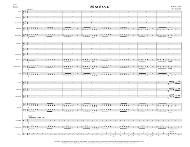 25 Or 6 To 4 (arr. Tim Hill)