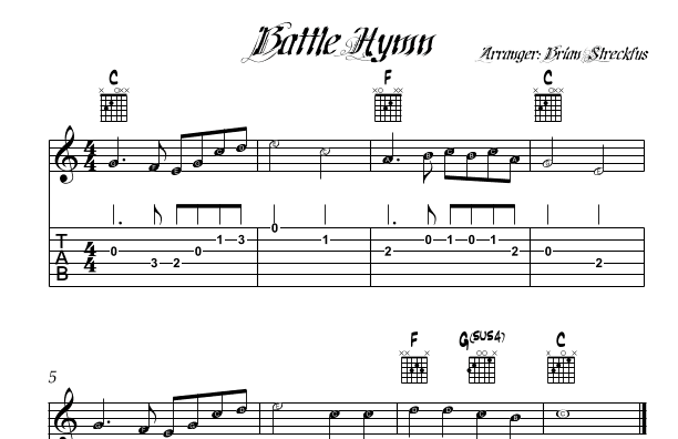 Battle Hymn (arr. Brian Streckfus)