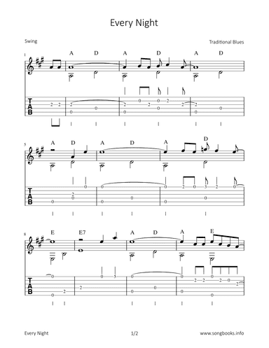 Every Night (arr. Bettina Schipp)