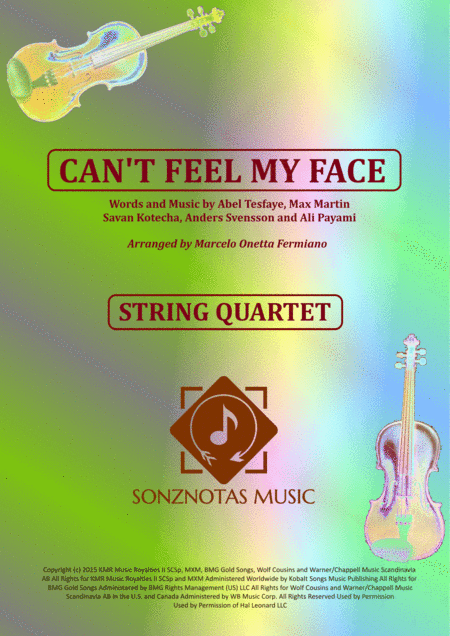 Can't Feel My Face (arr. Marcelo Onetta Fermiano)