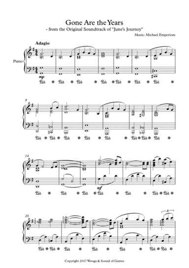 Gone Are the Years (June's Journey Original Soundtrack)