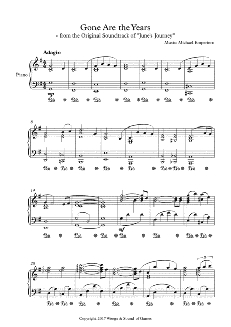 Gone Are the Years (June's Journey Original Soundtrack)