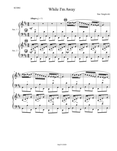 While I'm Away (Accordion duet)