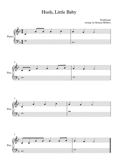 Hush, Little Baby (arr. Roxana Belibou)