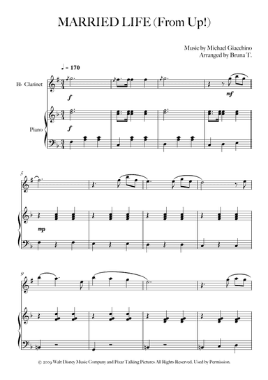 Married Life (arr. Bruna T.)