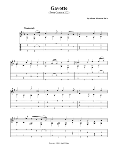 Gavotte (from Cantata 202) (arr. Mark Phillips)